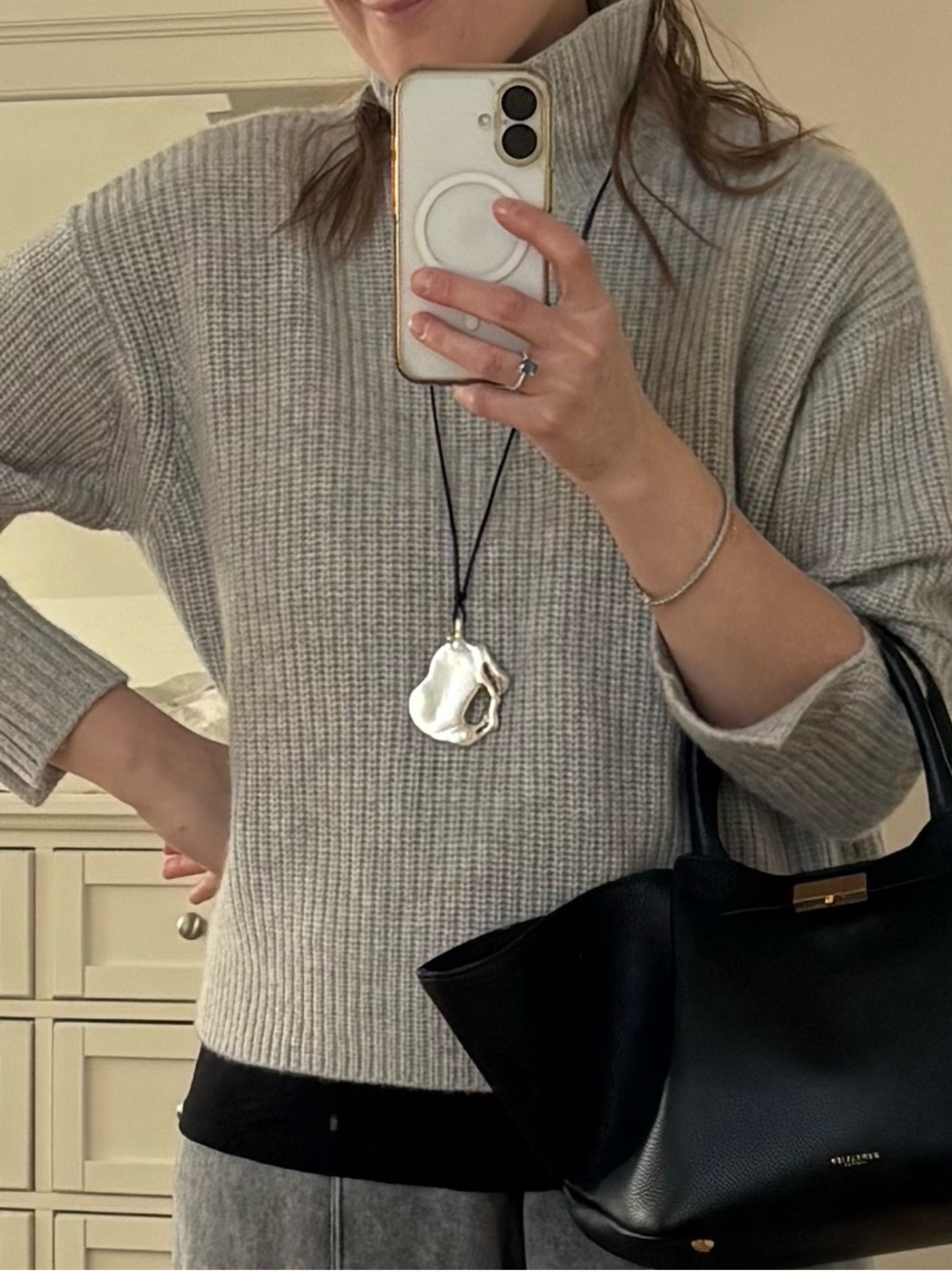 Massimo Dutti Silver accent accessory